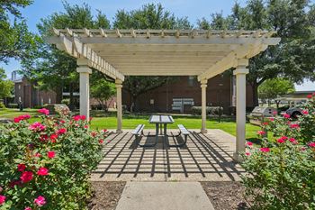 Outdoor grilling area